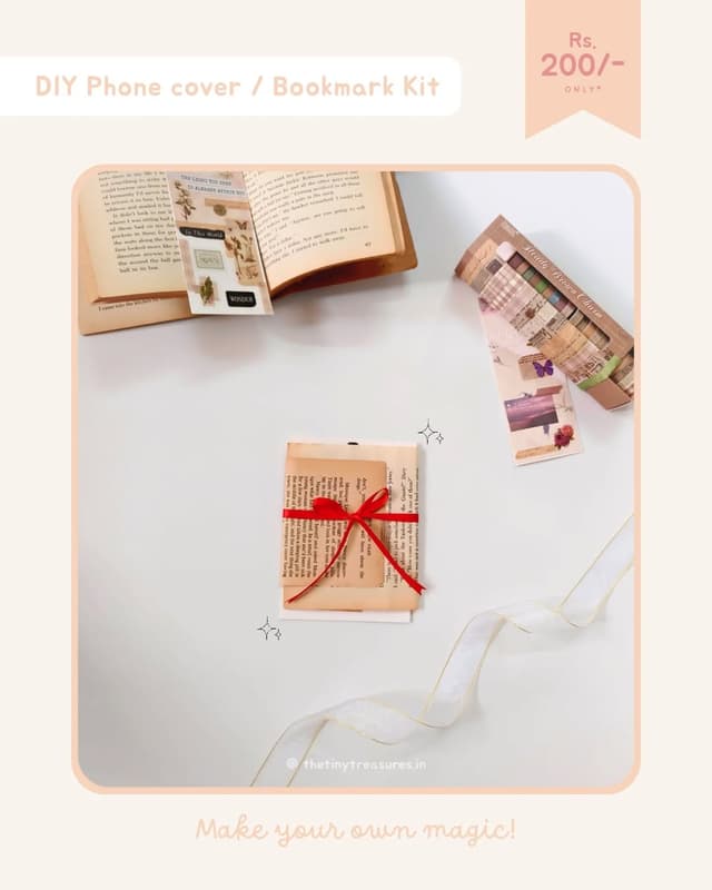 DIY Phone Cover & Bookmark Kit